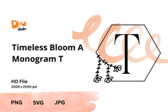 Timeless Bloom Monogram Product Image 1