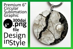 Stone Spectrum: Agate Pattern Keychain Product Image 1