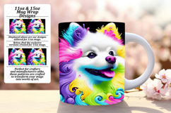BEAUTIFUL 15oz Mug Wrap PNG , Dog Product Image 1