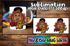 Sweet dreams sublimation print wrap, Black Woman Product Image 1