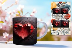 Tender 3D Heart Wrap for Mugs Product Image 1