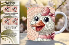 Magical 15oz Mug Wrap Png Design , Goose Product Image 1