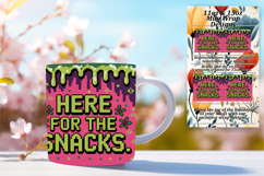 Luxurious 11oz Mug Wrap Png Design , Holiday Product Image 1