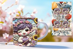 Inspiring 11oz Mug Wrap Png Design , 3D Cupid Product Image 1