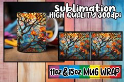 Mystical Stained Glass Mug Wrap Delights 11oz/15oz Product Image 1