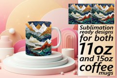 Golden Radiance Mug Design: Glitter Sublimation, Spring Product Image 1