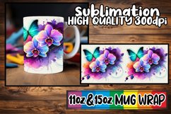 Luminous afternoons 11oz 15oz sublimation wrap, Butterfly Product Image 1