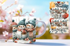 Holiday Mug Wrap 11oz/15oz Gingerbread Man Pattern Product Image 1