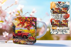 Americana Truck Sublimation Mug 11oz 15oz Product Image 1