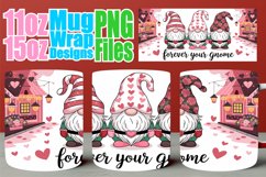 Uplifting dreams 11oz 15oz mug wrap, Love Gnome Product Image 1