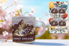 Trendy 11oz Mug Wrap Png Design , Adventure Product Image 1