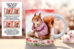 Customized 15oz Mug Wrap Png Design , Animals Product Image 1