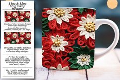 Cozy Crochet Christmas: 3D Mug Sublimation 11/15oz Product Image 1