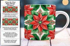 Enchanting 3D Christmas Delights: Glossy Mug Wrap Product Image 1