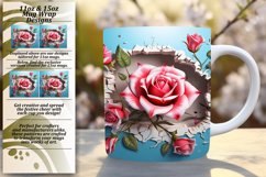Blooming 3D Flower Wall Mug Spring Art Product Image 1