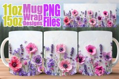 Blossom Bash Mug Design - Sublimate Whimsy Product Image 1