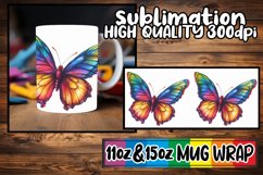 Spring Butterfly Symphony: Mug Sublimation Product Image 1