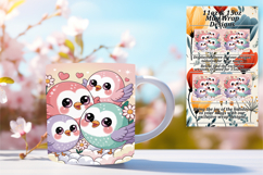 Spring Bird Watercolor Wrap 11oz/15oz Mug Product Image 1
