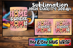 Dreamy nights sublimation mug wrap, Mother's Day Product Image 1