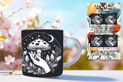 Trendy 15oz Mug Wrap Png Template , Mystic Product Image 1