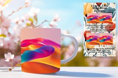 Unique Gradient Mug Wrap for Sublimation Art 11oz/15oz Product Image 1