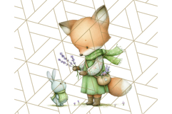 Enchanted Garden Healers Clipart PNG, Animal Plant Png Product Image 4