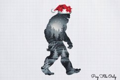 Double Exposure Christmas Sublimation Clipart PNG Product Image 1