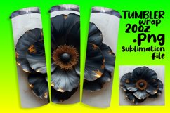 Spring Symphony: 3D Spring Tumbler Wrap Product Image 1