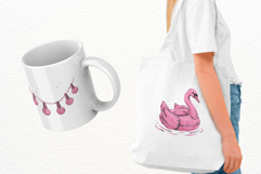Pink Summer Pool Day Clipart Product Image 3