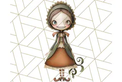 Creepy Dolls Clipart PNG Haunted Toy Characters Product Image 4