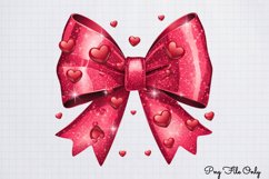 Coquette Valentine Clipart PNG Product Image 1