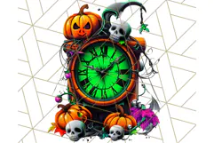 Haunted House PNG Clipart, Spooky Holiday Cartoon Graphics Product Image 4