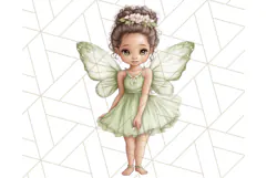 Pastel Fairies and Butterflies PNG, Spring Fantasy Clipart Product Image 4