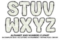 Safari Alphabet PNG - Letters &amp; Numbers Clipart 300 DPI Product Image 4