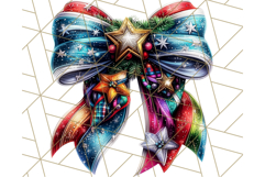 Bright Shiny Christmas Bows PNG Clipart, Winter Holiday Png Product Image 4