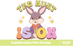 Easter Bunny Sublimation DTF Chick Farm Hip Hop Spring Joy Product Image 1