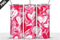 Red Plaid Tumbler Design | Valentine&#039;s Day Tumbler Wrap Product Image 3