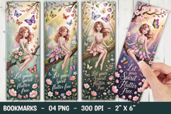 Fairy Garden Bookmark Sublimation Product Image 1