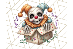 Spooky Carnival Characters Clipart PNG, Halloween Clipart Product Image 4
