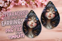 Lovely Teardrop Design for Sublimation , Fairy Product Image 1