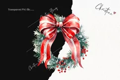 Watercolor Christmas Wreaths Clipart | Watercolor Christmas Product Image 2