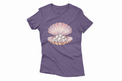 Scallop Shell Pearl Jewel Seashell Treasure PNG Summer Product Image 4