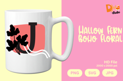 Hallow Fern Boho Floral Monogram Product Image 1