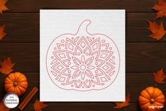 Autumn Pumpkin Coaster Laser Cut | Drink Coaster | SVG Product Image 2