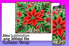 Enchanting Winter Wonders: 3D Tumbler Wrap Product Image 1