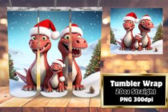 Xmas Joyful Winter 3D Cartoon Tumbler 20oz Product Image 1