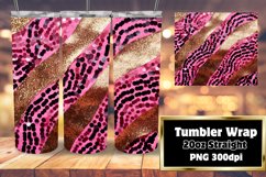 3D Leopard Luxe Tumbler 20oz Sublimation Wrap Product Image 1