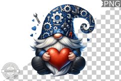 Father's Day Gnome Sublimation - Clipart PNG Design Product Image 1