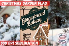 Christmas flag sublimation design Cozy Winter PNG Product Image 1