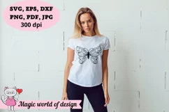 Butterfly SVG vinyl transfer for Products and Crafts Product Image 3